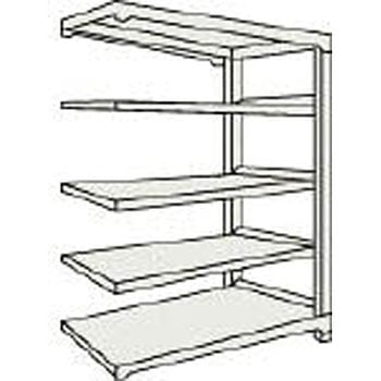 M26565B �y���ʃ{���g���X�IM2�^ ����1800mm �A���^ TRUSCO �O���[�F �g�����d�l 5�i �׏d1500kg/�� �Ԍ�1460mm���s609mm 1�Z�b�g M26565B 41128184