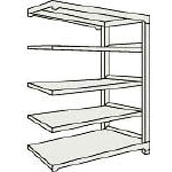 M26665B �y���ʃ{���g���X�IM2�^ ����1800mm �A���^ TRUSCO �O���[�F �g�����d�l 5�i �׏d1500kg/�� �Ԍ�1760mm���s609mm 1�Z�b�g M26665B 41128263