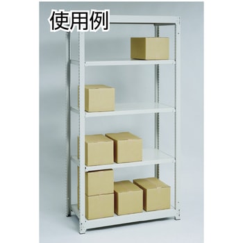 軽量M1．5ボルトレス棚860×595×H1800増結 ネオグレ TRUSCO