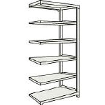 軽量M1．5ボルトレス棚1460×295×H2100増結 ネオグレ - TRUSCO