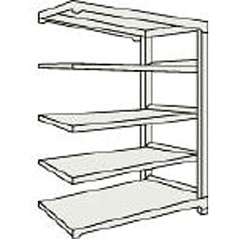 軽中量ボルトレス棚M1.5型 高さ1800mm 連結型 TRUSCO