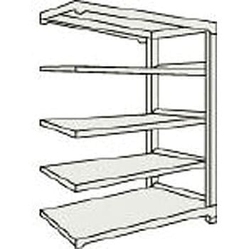 軽中量ボルトレス棚M1.5型 高さ1800mm 連結型 TRUSCO