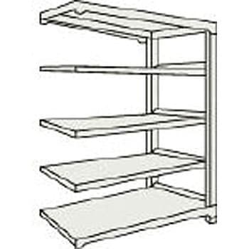 軽中量ボルトレス棚M1.5型 高さ1800mm 連結型 TRUSCO