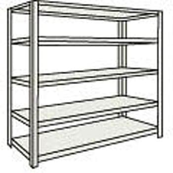 M300Kg型中量棚1200×471×H1800単体 ネオグレ TRUSCO