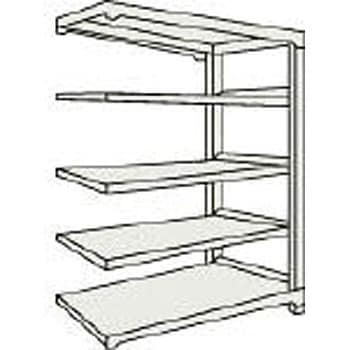 中量ボルトレス棚M3型 高さ1800mm 連結型 TRUSCO