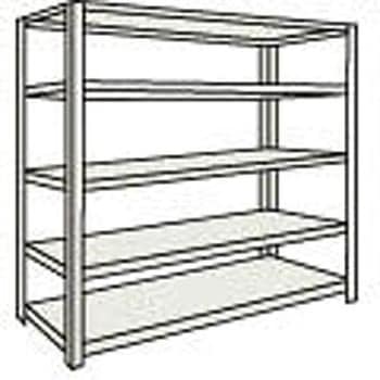 中量ボルトレス棚M3型 高さ1800mm 単体型 TRUSCO