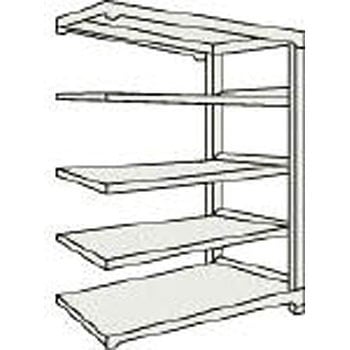 中量ボルトレス棚M3型 高さ1800mm 連結型 TRUSCO