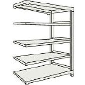 中量ボルトレス棚M3型 高さ1800mm 連結型 TRUSCO