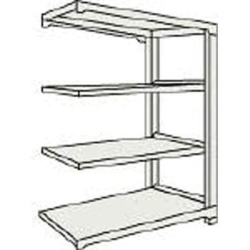 中量ボルトレス棚M3型 高さ1500mm 連結型 TRUSCO