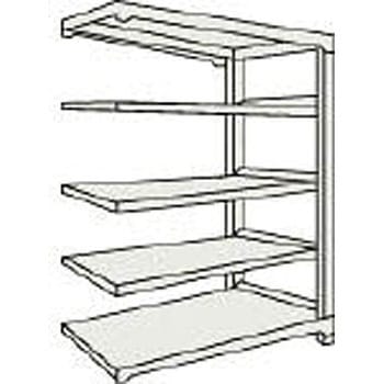 中量ボルトレス棚M3型 高さ1800mm 連結型 TRUSCO