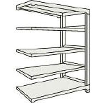 中量ボルトレス棚M3型 高さ1800mm 連結型 TRUSCO