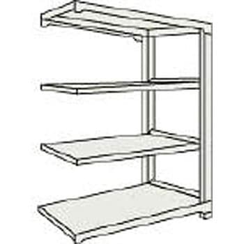 中量ボルトレス棚M3型 高さ1500mm 連結型 TRUSCO