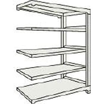 中量ボルトレス棚M3型 高さ1800mm 連結型 TRUSCO