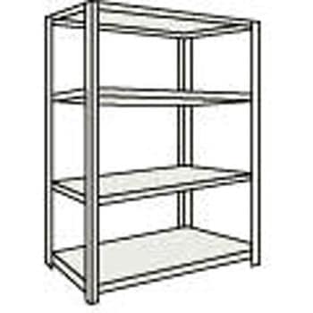 M300Kg型中量棚900×471×H1500単体 ネオグレ TRUSCO