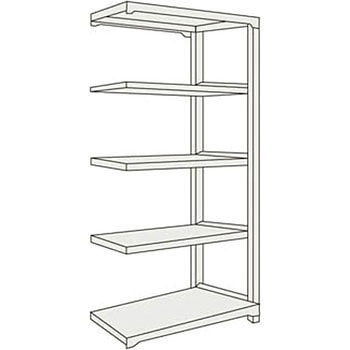 中量ボルトレス棚M3型 高さ2400mm 連結型 TRUSCO