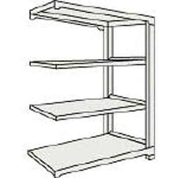 中量ボルトレス棚M3型 高さ1500mm 連結型 TRUSCO