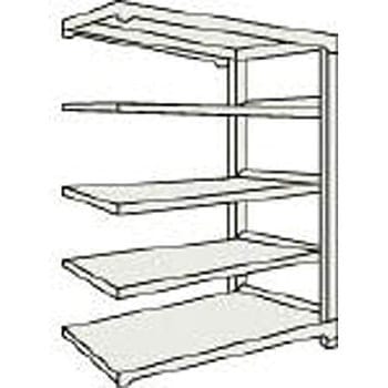 M300Kg型中量棚900×721×H1800連結 ネオグレ TRUSCO