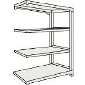 中量ボルトレス棚M5型 高さ1500mm 連結型 - TRUSCO