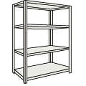 M500Kg型中量棚1500×471×H1500単体 ネオグレ TRUSCO