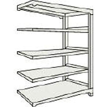 中量ボルトレス棚M5型 高さ1800mm 連結型 TRUSCO