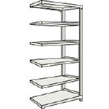 M500Kg型中量棚1500×721×H2100連結 ネオグレ - TRUSCO