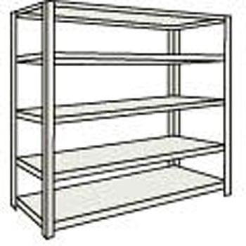 M500Kg型中量棚1500×921×H1800単体 ネオグレ - TRUSCO