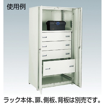 中量棚M2用浅型3段+深型1段引出し - TRUSCO