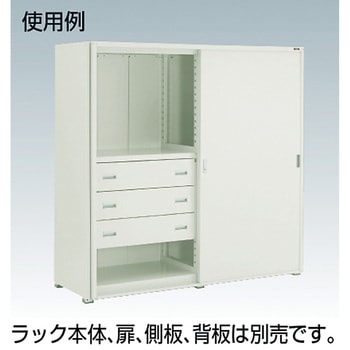 中量棚M2用浅型3段引出し - TRUSCO