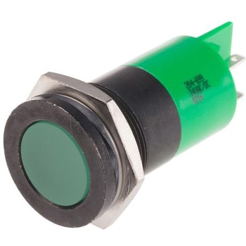 RS Pro LED表示灯， 緑 22mm， 24 V ac/dc RS PRO