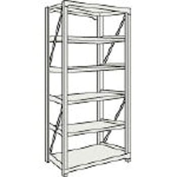 M10型 ボルト式重量棚 1000kgタイプ 単体型 TRUSCO