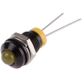 RS Pro LED表示灯， 黄 8mm， 2 V dc RS PRO