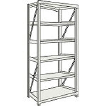 M10型 ボルト式重量棚 1000kgタイプ 単体型 TRUSCO