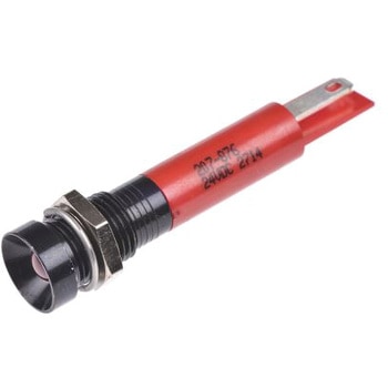 RS Pro LED表示灯， 赤 8mm， 24 V dc RS PRO