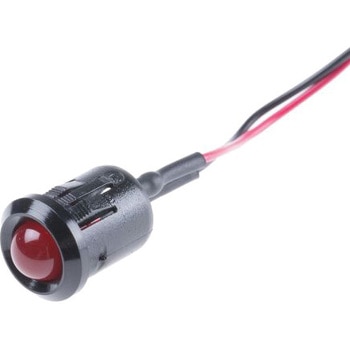 RS Pro LED表示灯， 赤 12mm， 24 V dc - RS PRO