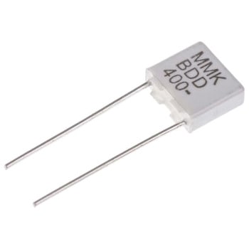 KEMET ポリエステルコンデンサ(PET)， 200 V ac、400 V dc， 1nF， ±5% KEMET