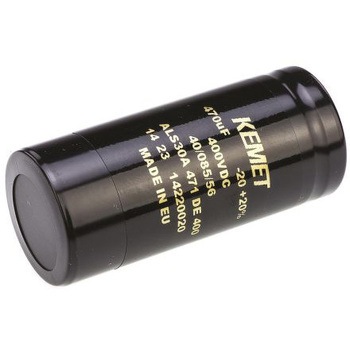 KEMET アルミ電解コンデンサ，ネジ端子 400V dc 470μF KEMET
