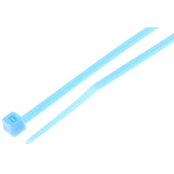 RS Pro 結束バンド， 100mm x 2.5 mm， 青， ナイロン 66 RS PRO