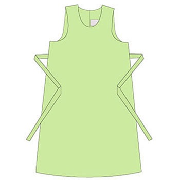 入浴介助用エプロン フリー ライム トンボ 入浴用エプロン 【通販 