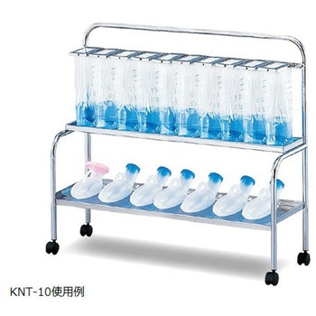 貯尿架台[尿器用棚付] KNTシリーズ - ナビス(アズワン)
