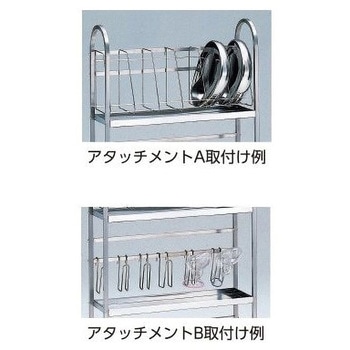 便尿器スタンド 本体(6人用) ナビス(アズワン)