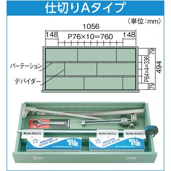 スリーロックワイド重量キャビネットTWK-1202A TRUSCO