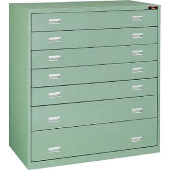 スリーロックワイド重量キャビネットTWK-1204A TRUSCO