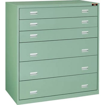 スリーロックワイド重量キャビネットTWK-1206B TRUSCO