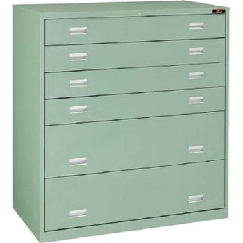 スリーロックワイド重量キャビネットTWK-1207B TRUSCO