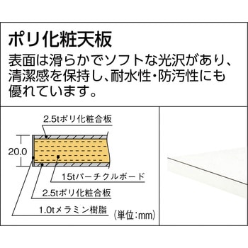 LEWP型軽量作業台全面棚2段(中間・下)付 TRUSCO