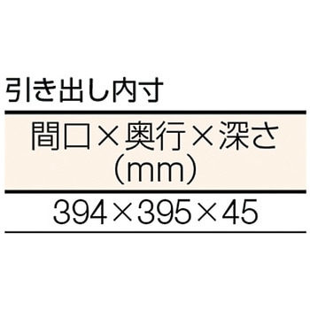 LEWR型軽量作業台薄型引出2段 TRUSCO