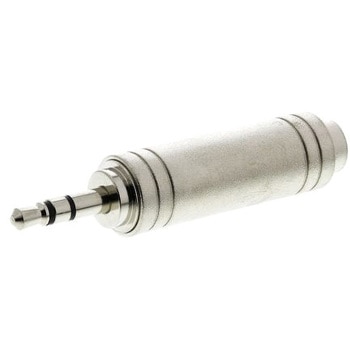 RS Pro A/Vコネクタアダプタ 1 / 4インチ ステレオ 3.5 mm ステレオ RS PRO