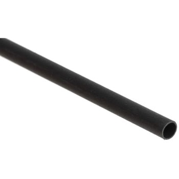 RS Pro 熱収縮チューブ， 収縮前 2.4mm， 収縮後 1.2mm， スリーブ長さ 1.2m ポリオレフィン， 黒 RS PRO