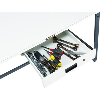移動フリー作業台500kg900×600 UDK型2段引出付 TRUSCO