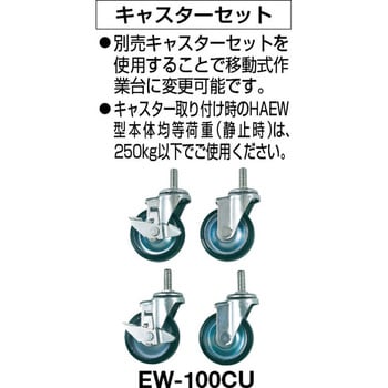 中量500kg立作業台1200×750 UDK型1段引出付 TRUSCO